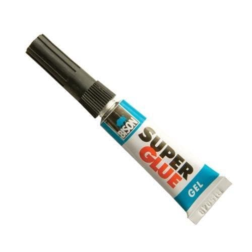 Image of 2 X Bison Super Glue Gel - 3g tube - ideal for snooker, pool, billiard cue retipping