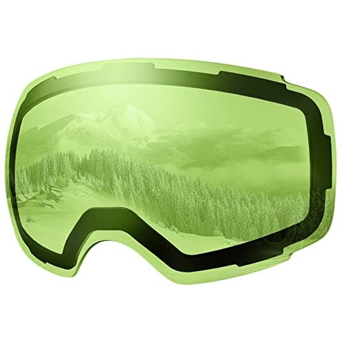 Image of OutdoorMaster Ski Goggles PRO Replacement Lens - (VLT 80% L.Green Lens with Free Carrying Pouch)