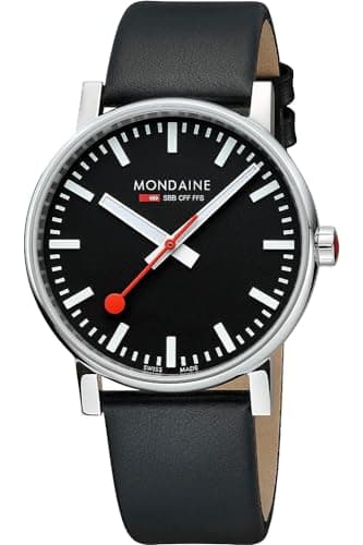 Image of Mondaine Evo2 Mens Analogue Quartz Watch with Leather Bracelet MSE.43120.LB