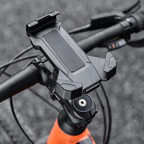 Image of UYTKTN Bike Phone Holder for CUBE REACTION HYBRID PRO 800 ALLROAD, 360° Adjustable Bike Phone Mount for 4.7"-7.2" Phone, Universal Adjustable Waterproof Handlebar Phone Mount