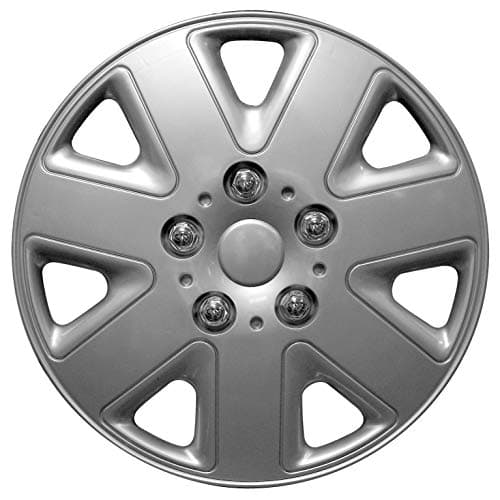 Image of Streetwize - Hurricane Wheel Cover Set – Black Rim, 13 in. Hubcap, Decorative Wheel Trim. Automotive Exterior Car Accessories