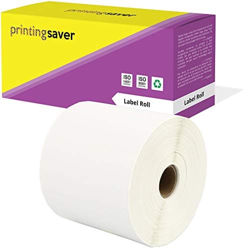 Image of Printing Saver 100 x 150 mm Compatible Direct Thermal Labels Roll (500 Labels per Roll) for Zebra Toshiba Citizen Sato Honeywell Intermec Datamax CAB Eltron Godex Orion UPS Wasp Label Printers
