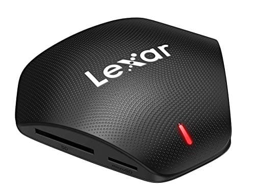 Image of Lexar Professional 3-in-1 Multi-Card Reader - Up to 312MB/s for SD/Micro SD, 160MB/s for CF, USB 3.0/2.0 & USB-C to USB-A Cable, Compatible Devices: Personal Computer (LRW500URBAMZN)