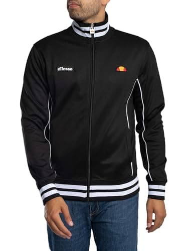 Image of Ellesse Men's Milan Track Jacket, Black, L