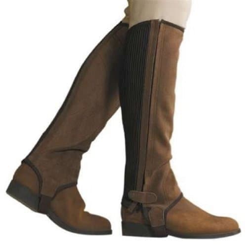 Image of Dublin Easy Care Half Chap, Adult, women's, black - black