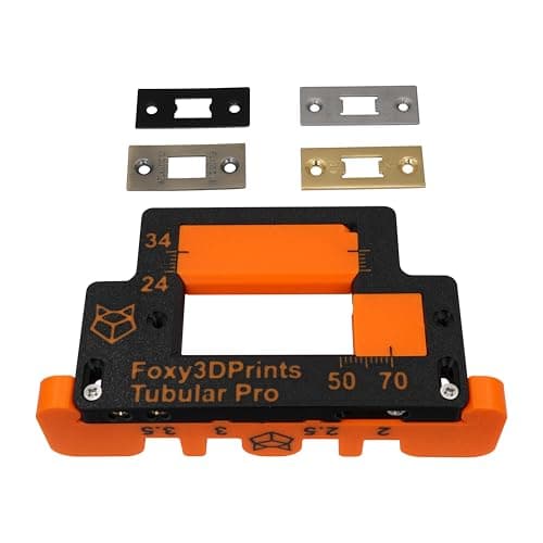 Image of Foxy3DPrints Tubular Pro Universal Adjustable Jig Router Template for Tubular Mortice Latch Door Faceplates
