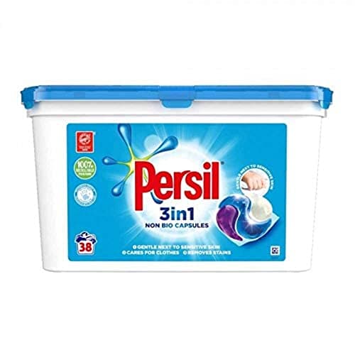 Image of Persil Powercaps Non Bio Washing Capsules, 1.026 kg, Pack of 3