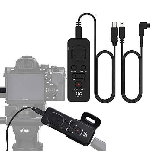 Image of 8 in 1 Video Remote Shutter Release Control Replace for Sony RM-VPR1 Commander multi terminal for Sony FDR- AX33 AX53 PJ410 CX405 CX900 Camcorder a6600 a6100 a6500 A9 II A99 RX100 VII a7R IV A7 Camera