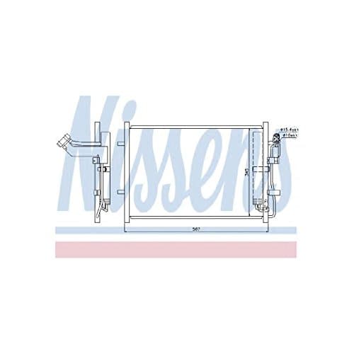 Image of Nissens 940148 Condenser, air conditioning