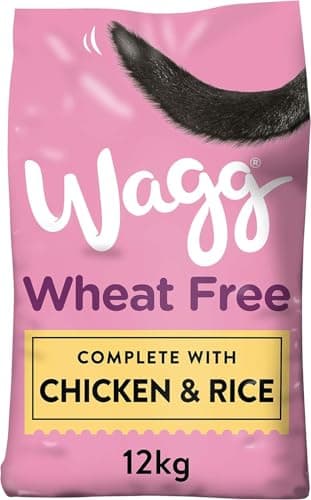 Image of Wagg Wheat Free Complete Dry Adult Dog Food Chicken & Rice 12kg - For Sensitive Stomaches