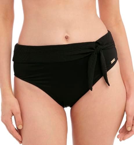 Image of Fantasie Swim Ottawa High Waist Bikini Briefs (12, Black)