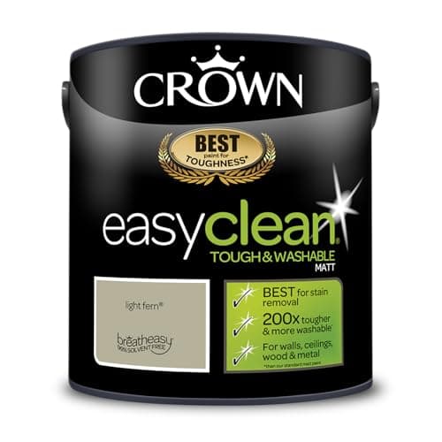 Image of Crown Easyclean Matt Emulsion Paint 2.5L Light Fern