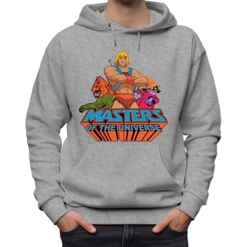 Image of Heman Unisex Classic Hoodie for Men and Women Grey, grey, L