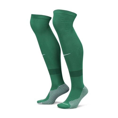 Image of Nike FQ8253-302 Strike Dri-FIT Socks Unisex PINE GREEN/GORGE GREEN/BLACK/WHITE Size M