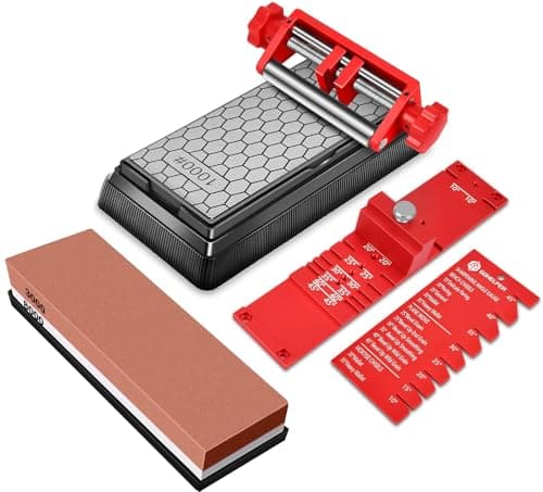 Image of Honing Guide for Chisels and Planes Chisel Sharpening Kit Guide, Chisel Sharpener Jig, Fits Chisels or Planer Blades - with 2 Sharpening Stone
