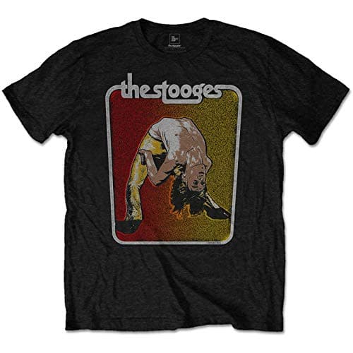 Image of Iggy & The Stooges Iggy Bent Double Official Tee T-Shirt Mens Unisex (X-Large) Black