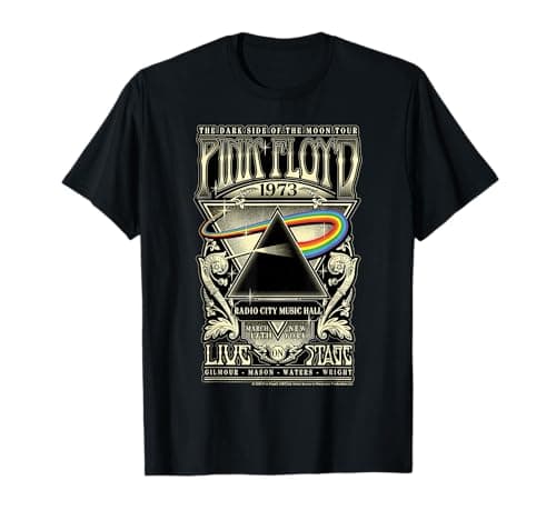 Image of Pink Floyd 1973 Dark Side of The Moon Tour T-Shirt