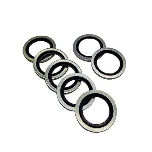 Image of BSP Bonded Seals/Dowty Washers - with Nitrile Rubber - Various Sizes in Packs (1/4" BSP, 50)