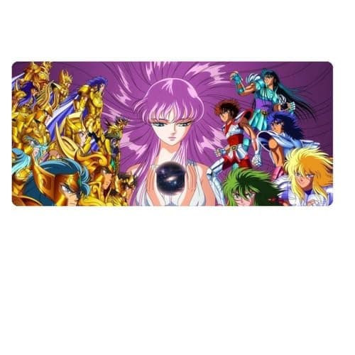 Image of Mouse Mat Saint Seiya gift 700X300mm Mouse Pad,Extended XXL large Professional Gaming Mouse Mat with 3mm-Thick Base,for notebooks, PC, D