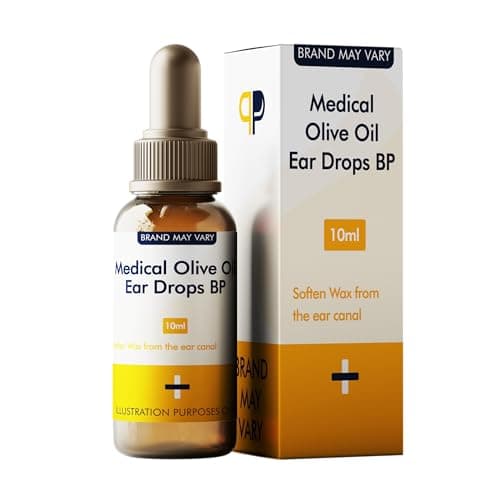 Image of Extra Virgin Olive Oil Ear Drops 10ml, Gently softens & removes Earwax