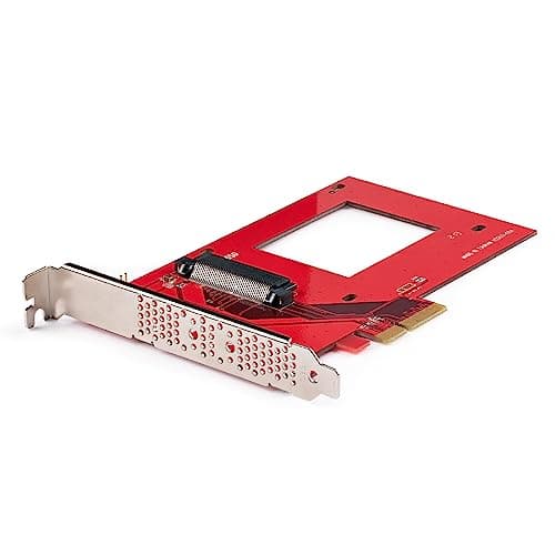Image of StarTech.com U.3 to PCIe Adapter Card - PCIe 4.0 x4 Adapter For 2.5" U.3 NVMe SSDs - SFF-TA-1001 PCI Express Add-in Card - TAA Compliant (PEX4SFF8639U3)