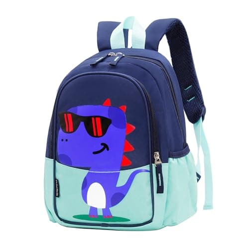 Image of CHERUBIC 12 Inch Toddler Backpack Waterproof Cute Cool Small Preschool Backpack Cartoon Bag For 2-3 Years Boys Girls