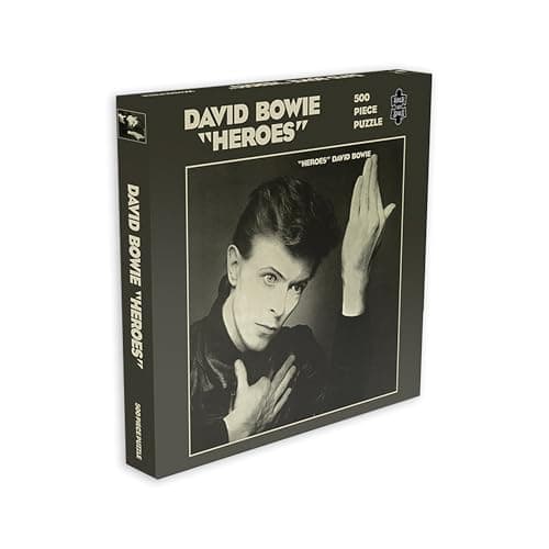 Image of David Bowie Jigsaw Puzzle Heroes Album Cover Official 500 Piece One Size