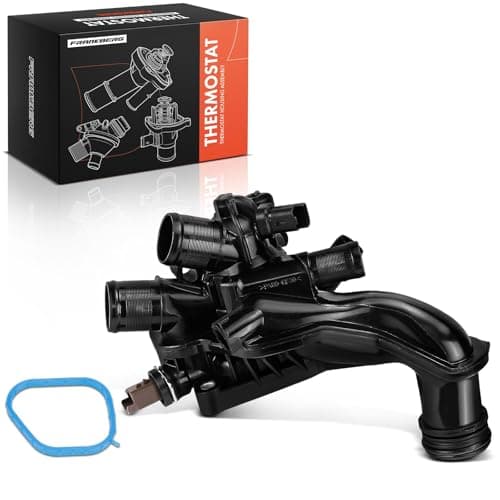 Image of Frankberg Engine Coolant thermostat Housing 2-Pin Petrol Compatible with C4 I LC C4 II NC DS3 SA DS4 NX 207 WA WC 208 I CA CC 308 I 4A 4C 5008 0E 0U RCZ Replace# 9808647080