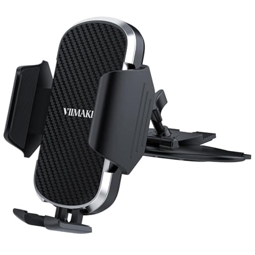 Image of VIIMAKE Car Phone Mount,Universal Clamp CD Slot Car Phone Holder Cradle for iPhone,Samsung and 4-6.8 inch Smartphones
