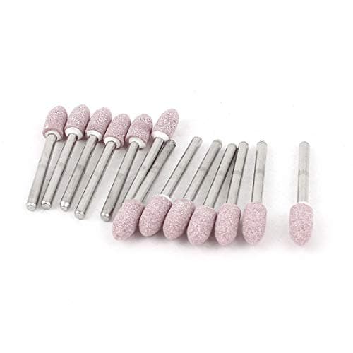 Image of New Lon0167 13pcs Abrasive Featured Column Mounted Polishing reliable efficacy Grinding Piont Stone 3mm drill hole Drill for Rotary Tool(id:29c bb cd a24)