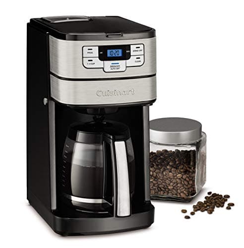 Image of Cuisinart DGB-400 Automatic Grind & Brew 12-Cup Coffeemaker, Black/Silver