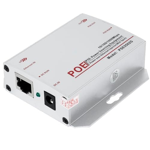Image of REVODATA Gigabit Industrial 30W PoE+ Injector, Convert Low Voltage DC 12-48V Input to 48V PoE Output, IEEE802.3af/at, DIN-Rail & Wall Mount Injector for Different Scenario (PSE5502G)