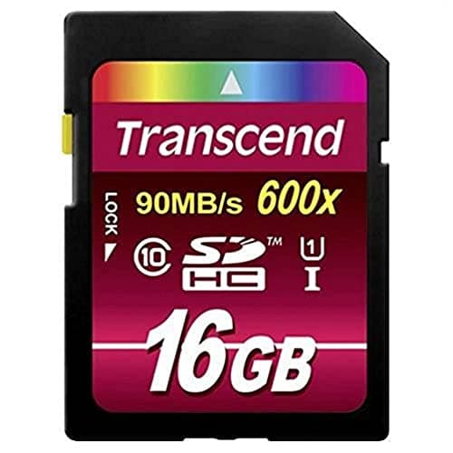 Image of Transcend 16GB SDXC/SDHC Class 10 UHS-I 600x (Ultimate) Memory Card