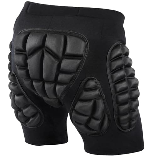 Image of AOOWU Hip Protection Pads Shorts, 3D EVA Protective Padded Shorts, Crash Pad Impact Gear for Skiing Skating Snowboarding, Impact Resistance Sportswear, Outdoor Impact Protective Gear Unisex
