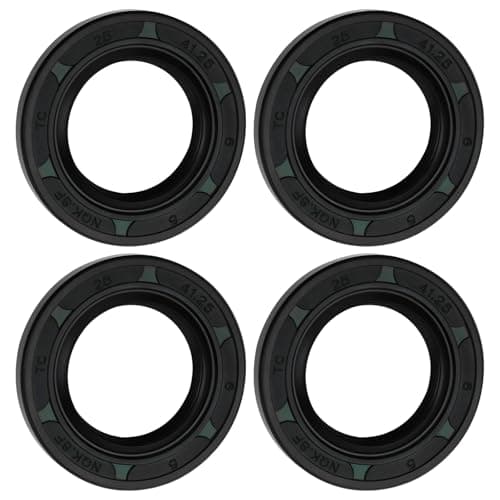 Image of LT Easiyl 4Pcs Lawn Mower Crankshaft Oil Seal Crankseal 25x41.25x6mm Compatible with Honda GX160 GX200
