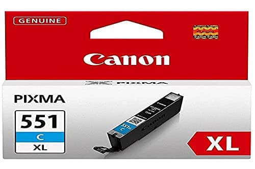 Image of Canon CLI-551C XL Cyan High Yield Inkjet Cartridge 6444B001