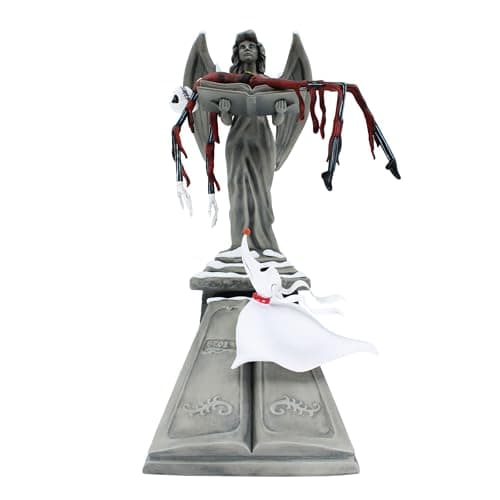 Image of Disney Showcase Collection Jack Skellington And Zero Angel Statue