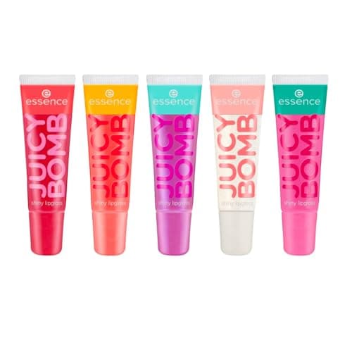 Image of Essence - Set of 5 Shiny Lipgloss Juicy Bomb Lip Gloss - 101/102/103/104/105