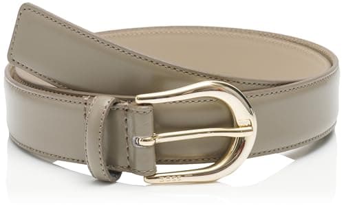 Image of BOSS Women's Belt, Dark Beige, 75 cm