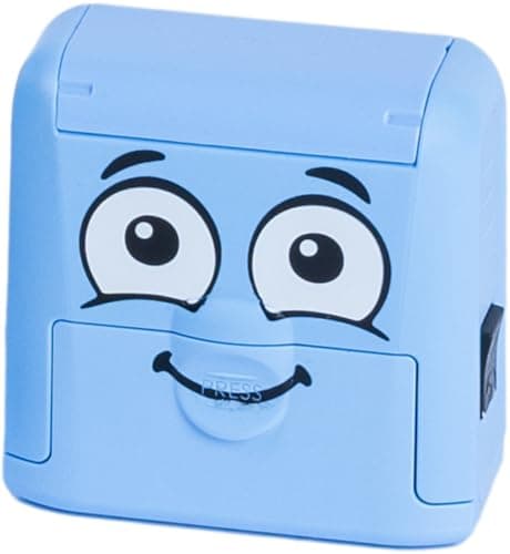 Image of COLOP - COLOP Marky Blue Customizable Child-Friendly DIY Textile Stamp Kit - 1 Set