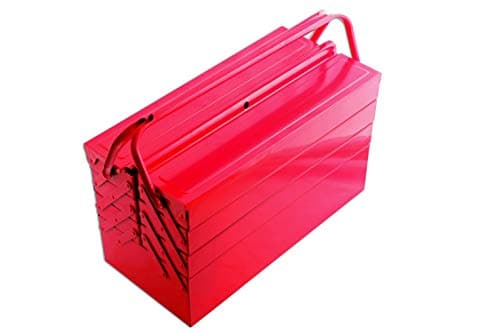 Image of Laser 3487 Tool Box - 7 Tray 525mm (21"), Red