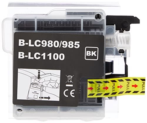 Image of Go Inks 4 Black Ink Cartridges to replace Brother LC980Bk and LC1100Bk Compatible/non-OEM for Brother DCP and MFC Printers
