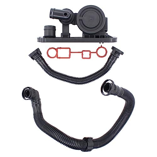 Image of PCV Crankcase Ventilation Valve and Breather Hose Set for Au-di A3 8P A4 B7 8E A6 C6 4F TT Toledo Mk3 Golf Mk6 Altea XL Leon 1P Polo 6R 6C 2.0