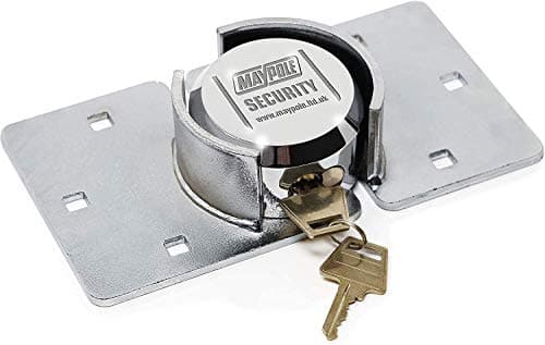 Image of Netagon Maypole Added Security Heavy Duty Van Door Lock Complete with Chrome Hasp, Fixing Bolts and 2 Keys | Newest Model