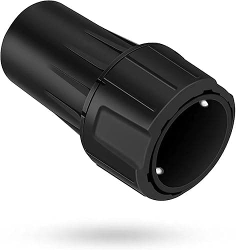 Image of EliphonTowne Universal Vacuum Clearner Adapter - Quick Connector, Sander Dust Extraction Hose Adaptor, Compatible with DEWALT Tools, Black, Plastic, Tool Connector, Adapter, 1 Pack