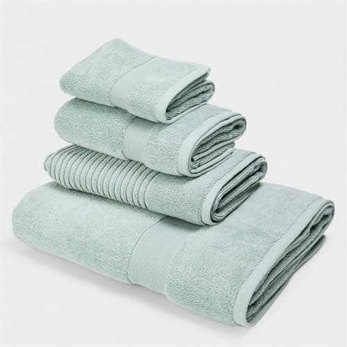Image of Hotel Collection Touch Bath Towel Duck Egg Guest Towl