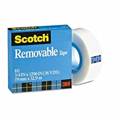 Image of Scotch Removable Magic Tape 19mm x 33m (Pack of 1) 8111933