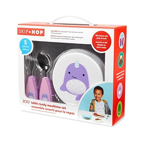 Image of Skip Hop Zoo Table Ready Mealtime Set- Narwhal