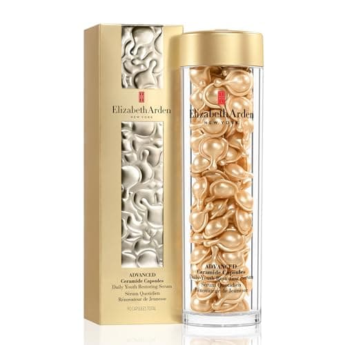 Image of Elizabeth Arden Advanced Ceramide Capsules Daily Youth Restoring Serum, 90-piece, Anti-Ageing Skincare to Nourish Dry Skin, Lift & Firm Skin, for Day & Night