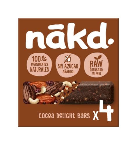Image of Nakd Cocoa Delight Bars 4 Pack, 140g